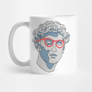 David with glasses Mug